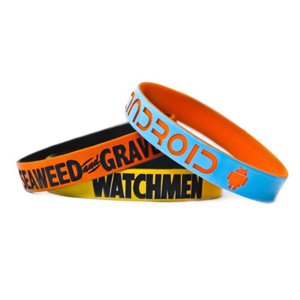 Dual Layered Color Coat Wristband