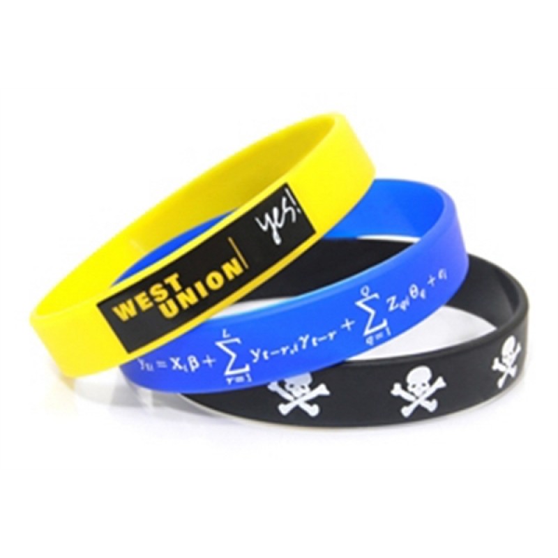 Custom Printed Silicone Wristbands 