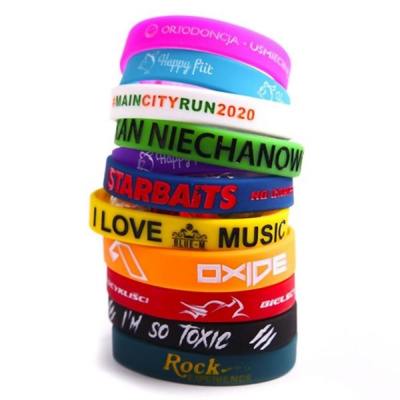 Custom Printed Silicone Wristbands