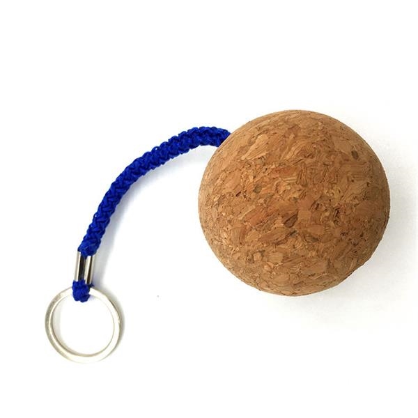 Floating Cork-Ball Keyrings