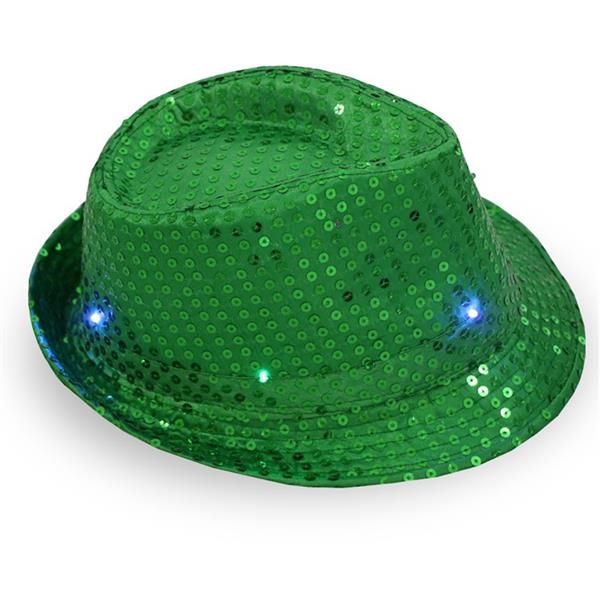 LED Light Up Sequin Jazz Party Shinny Hat