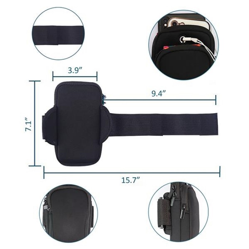 Sports Phone Holder Armband Arm Bag 