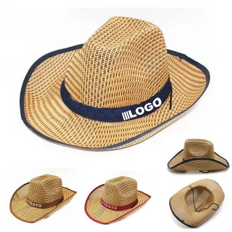 Wide Brim Straw Beach Hat