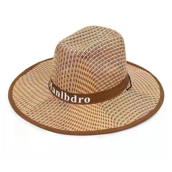 Wide Brim Straw Beach Hat