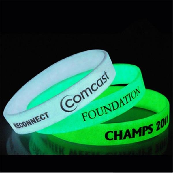 Glow In The Dark Silicone Wristbands