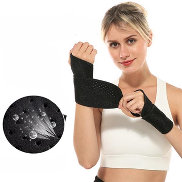 Adjustable sports compression wristband 