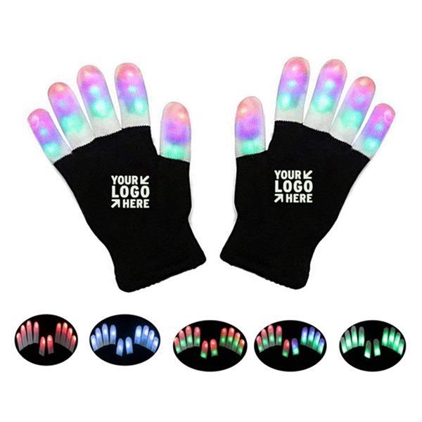 Led Flashing Finger Rave Gloves