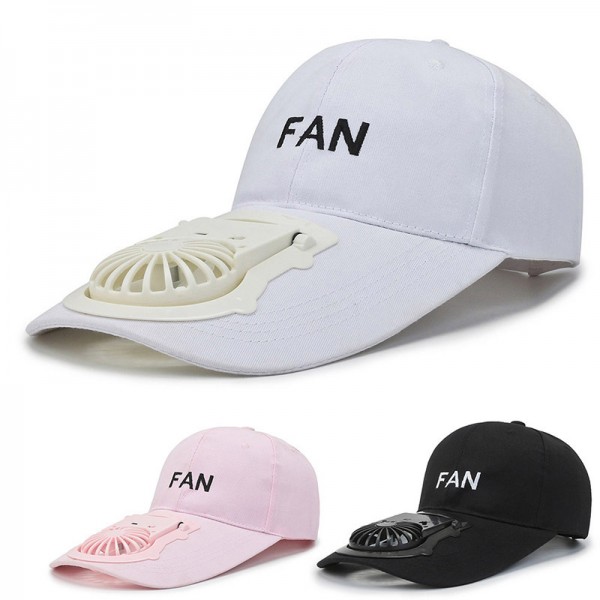 USB Charging Fan Sunshade Cap