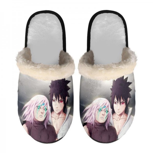 Custom Full Color Imprint Fuzzy Slippers