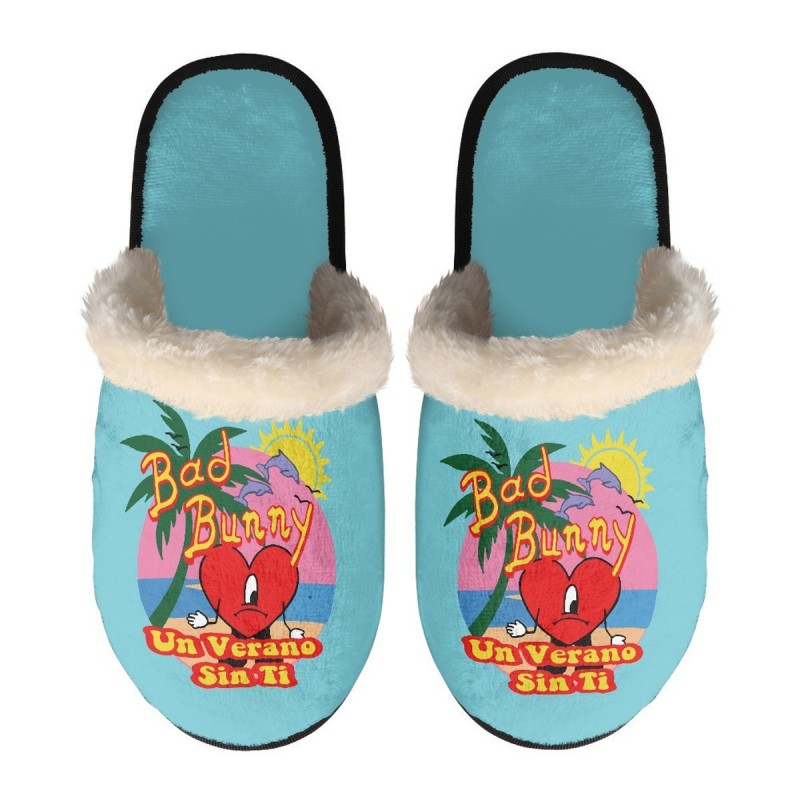 Custom Full Color Imprint Fuzzy Slippers 