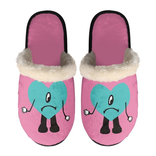 Custom Full Color Imprint Fuzzy Slippers