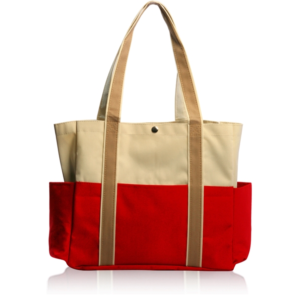 Dual Color Shoulder Tote Bags