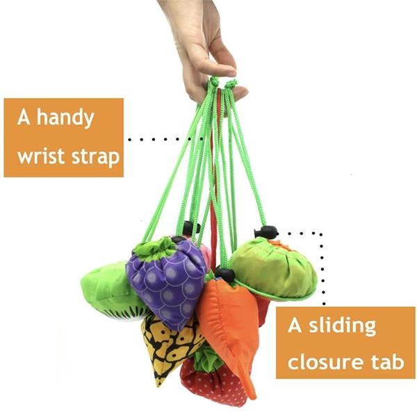 Foldable Fruit Shopping Tote Bag