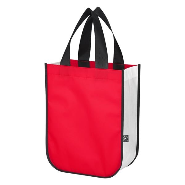 Non-Woven Shopper Tote Bag With 100% RPET Material