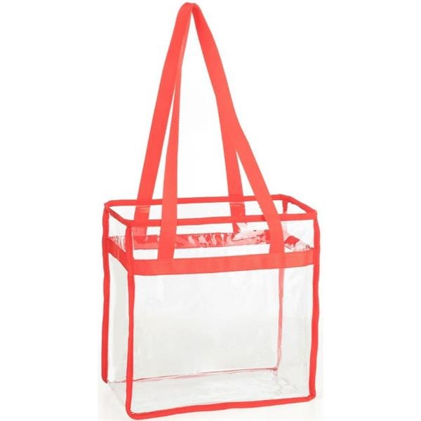 Stadium Approved Handbag Clear Transparent Tote Bag