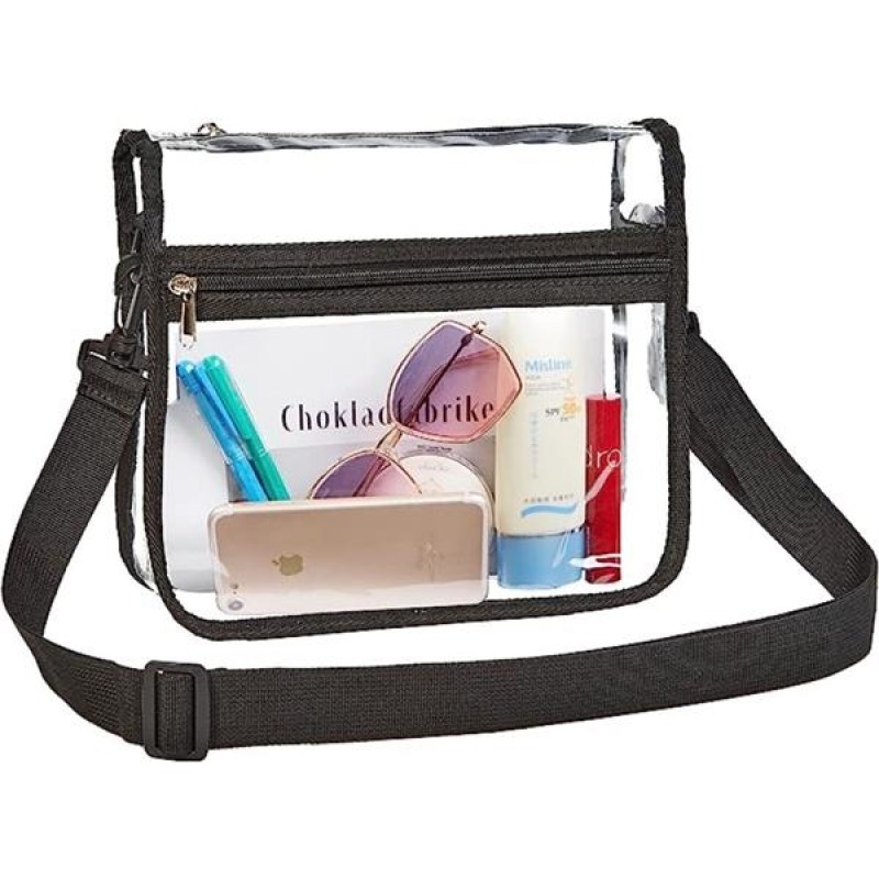 Stadium Purse Tote Clear PVC Transparent Crossbody Bag