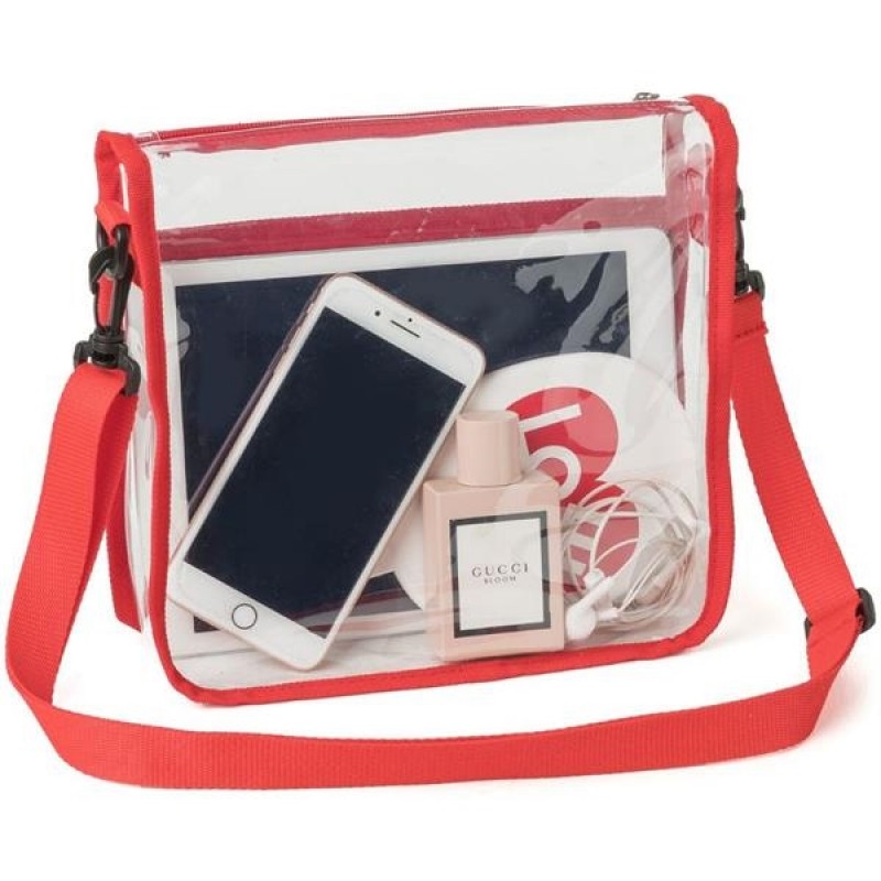 Stadium Purse Tote Clear PVC Transparent Crossbody Bag 