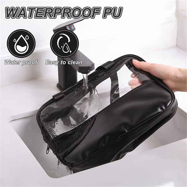 Travel Clear Cosmetic Makeup Beauty Bag Toiletry Organizer 