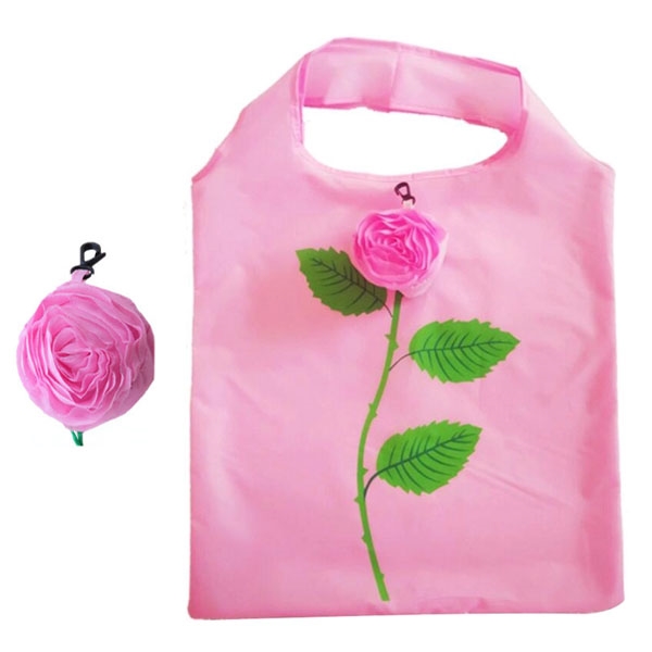 Rose Flowers Foldable Shopping Tote