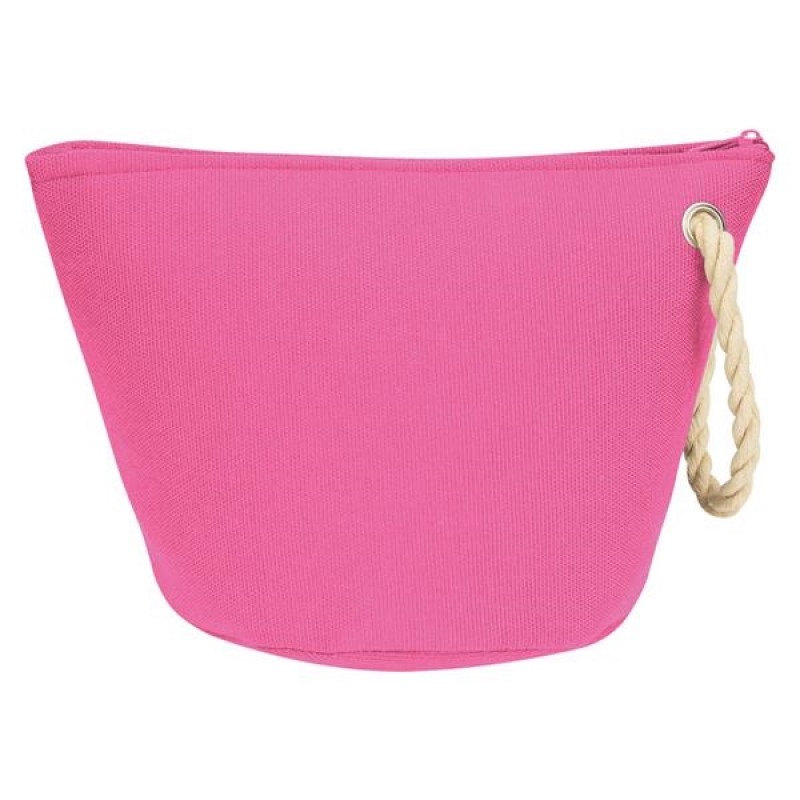 Cosmetic Bag With Rope Strap 