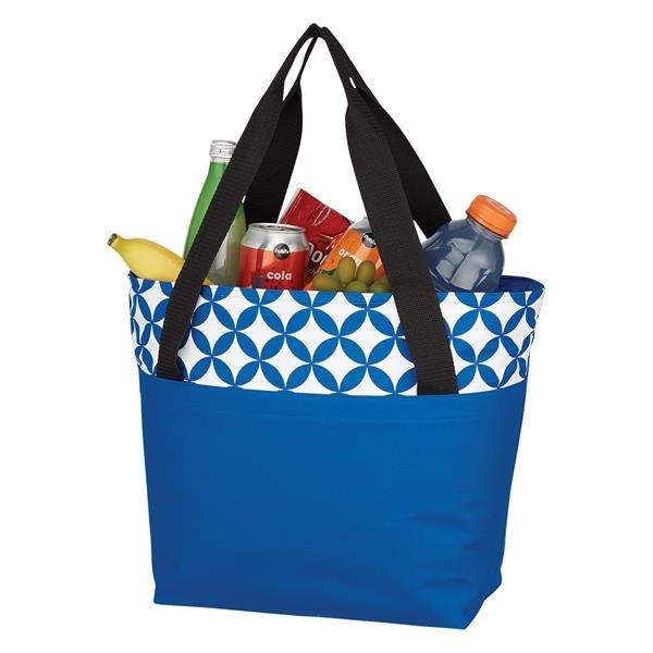 Cooler Tote Bag with Circular Design 