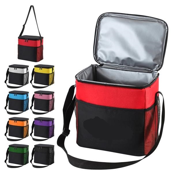 3 Pockets Cooler Lunch Bag