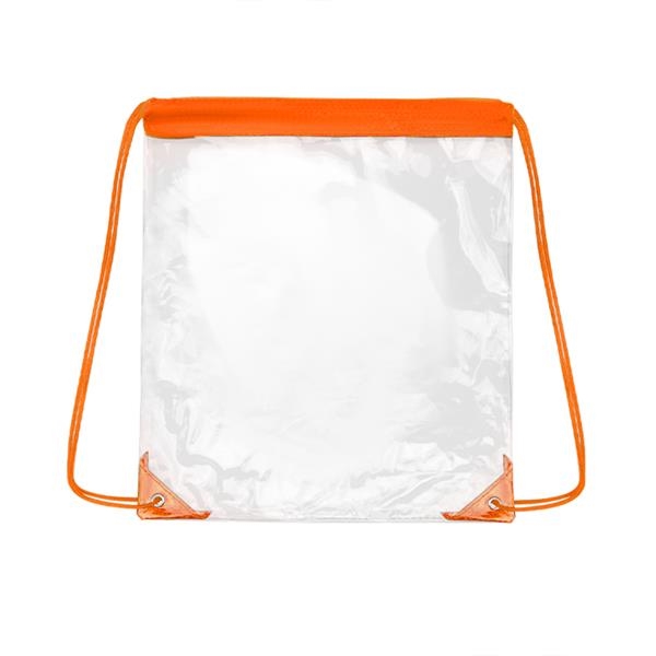 Clear Stadium Drawstring Backpack