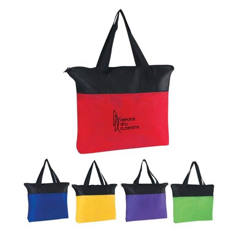 Non-Woven Zippered Tote Bag