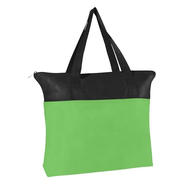 Non-Woven Zippered Tote Bag