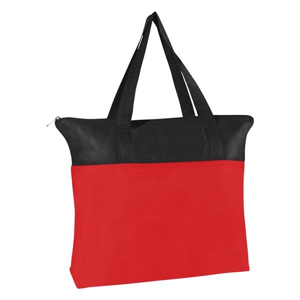 Non-Woven Zippered Tote Bag