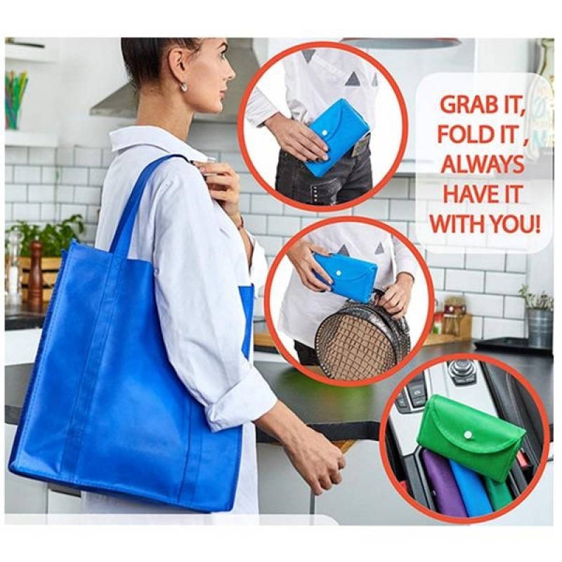 Reusable Foldable Grocery Bags For Shopping 