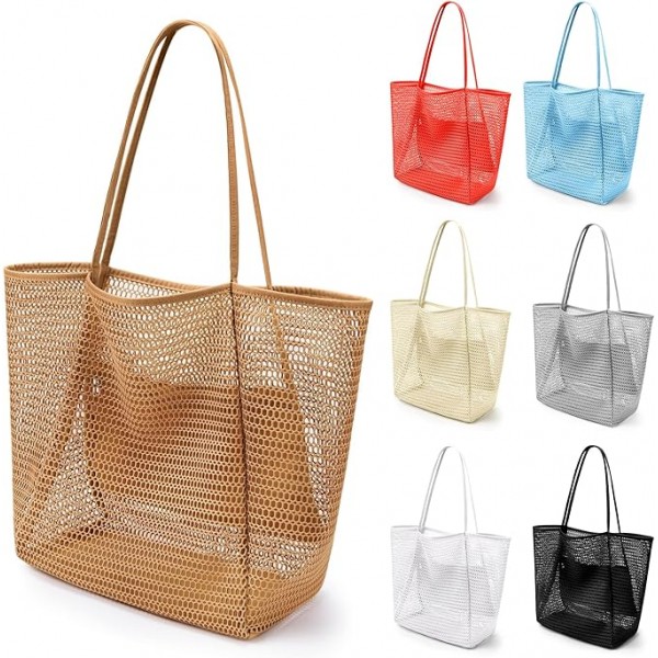 Mesh Tote Beach Bag