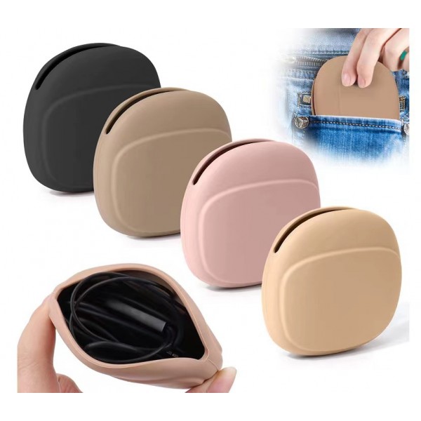 Muti-Function Silicone Pouch for Storing Earbuds