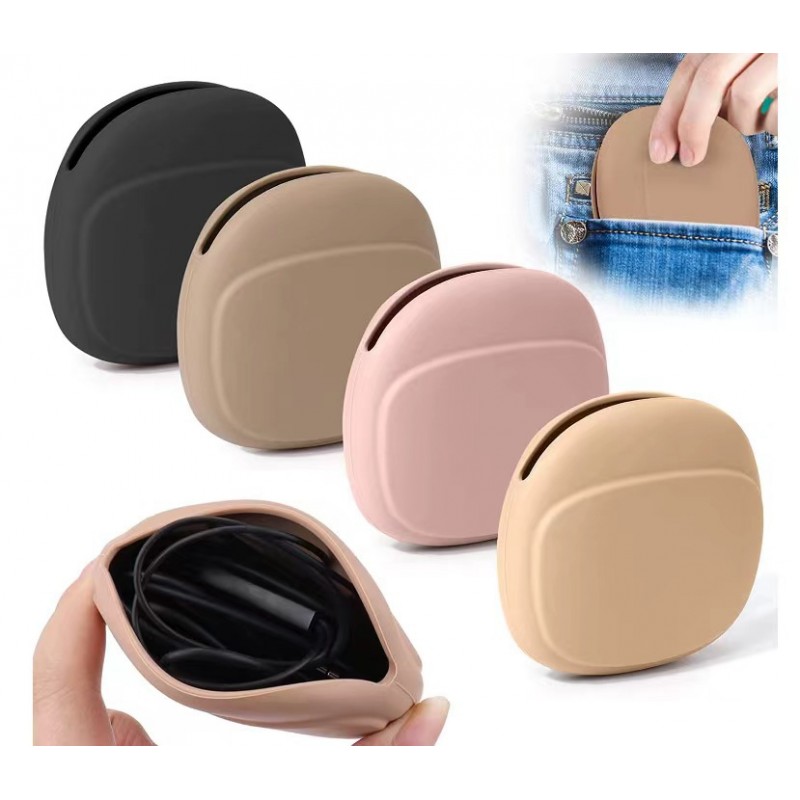 Muti-Function Silicone Pouch for Storing Earbuds 