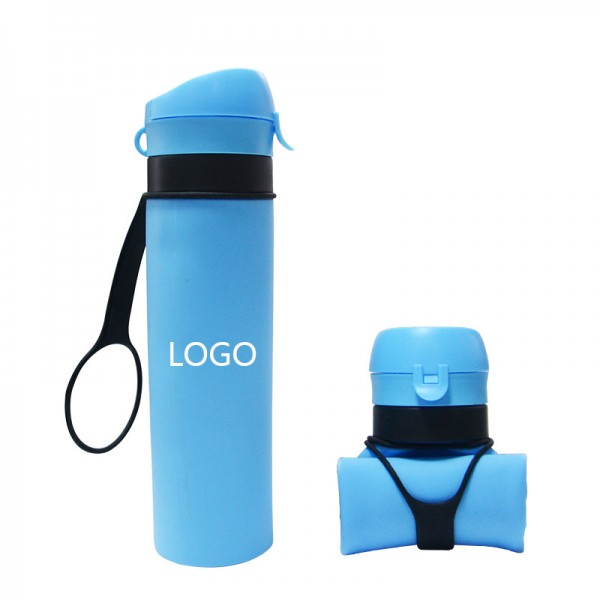 Collapsible Silicone Water Bottle