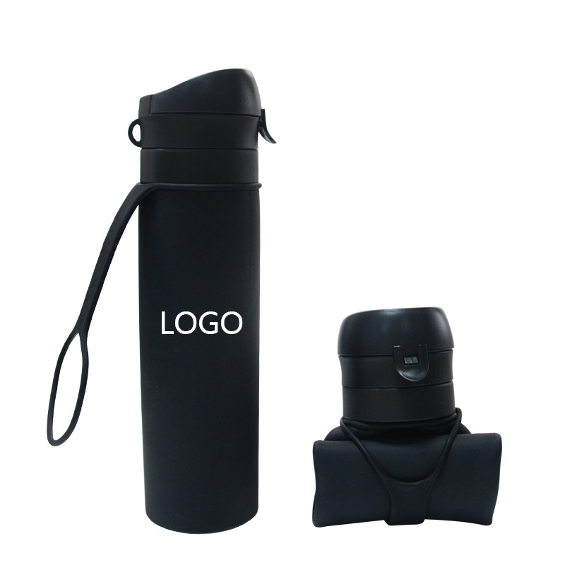 Collapsible Silicone Water Bottle 