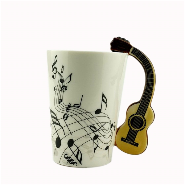 Ceramic Guitar Music Mug 