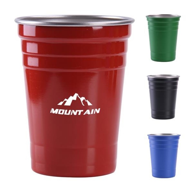 16Oz Stackable Durable Stainless Steel Cups Tumblers 