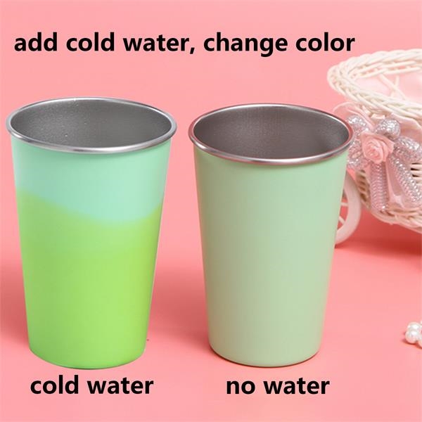 Stainless Steel Color Changing Cups