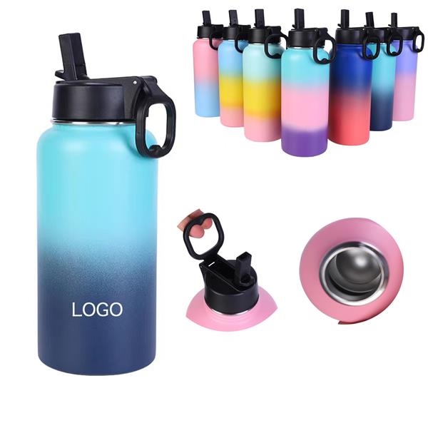 32 Oz Stainless Steel Vacuum Insulated Sports Water Bottle