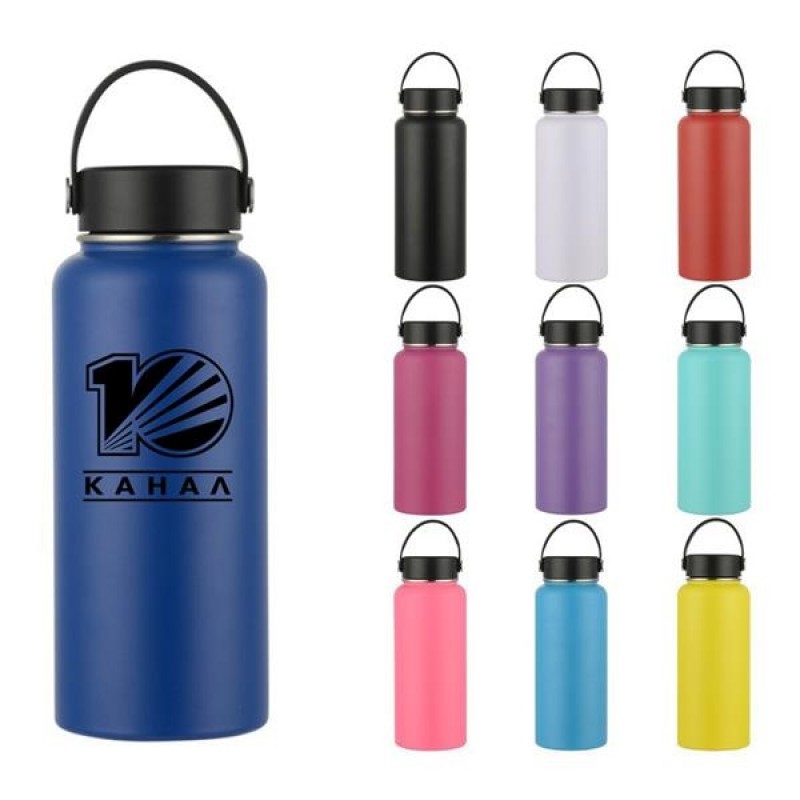 Insulated Wide Mouth Stainless Steel Water Bottle