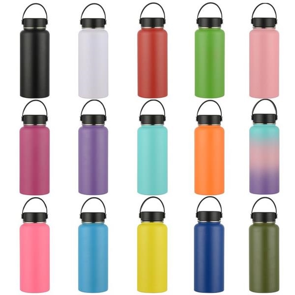 Insulated Wide Mouth Stainless Steel Water Bottle