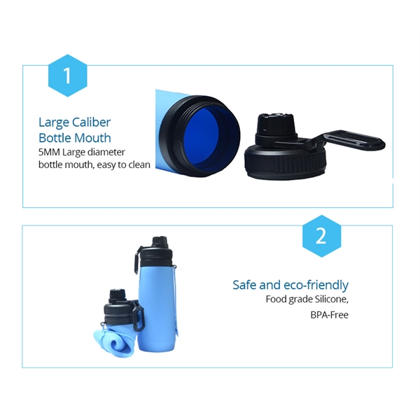 Foldable Silicone Water Bottle