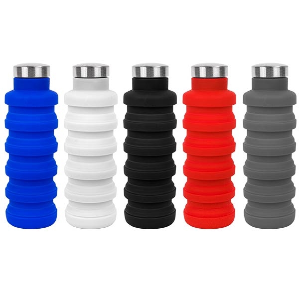 17 oz Collapsible Silicone Water Bottle