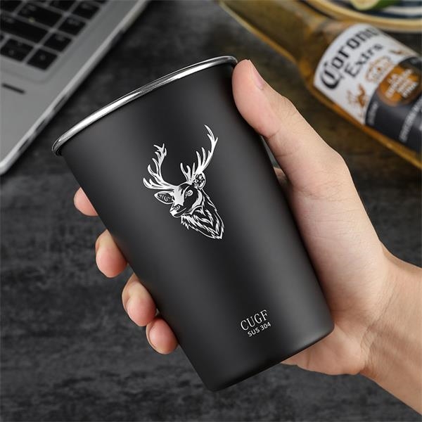 17 Oz Stainless Steel Shatterproof Pint Cup