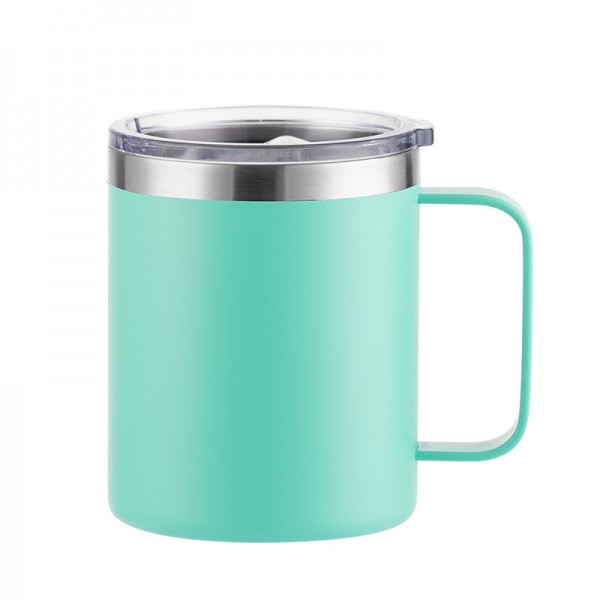 12 oz Vacuum Insulated Coffee Mug with Handle