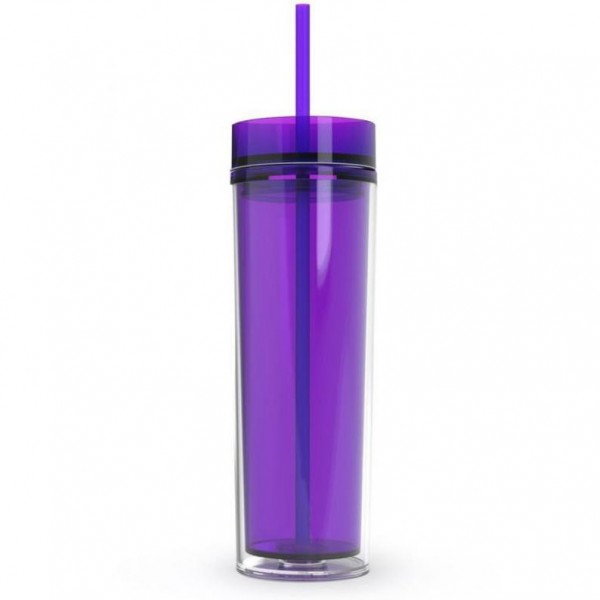 Skinny Acrylic Tumbler - 16 oz