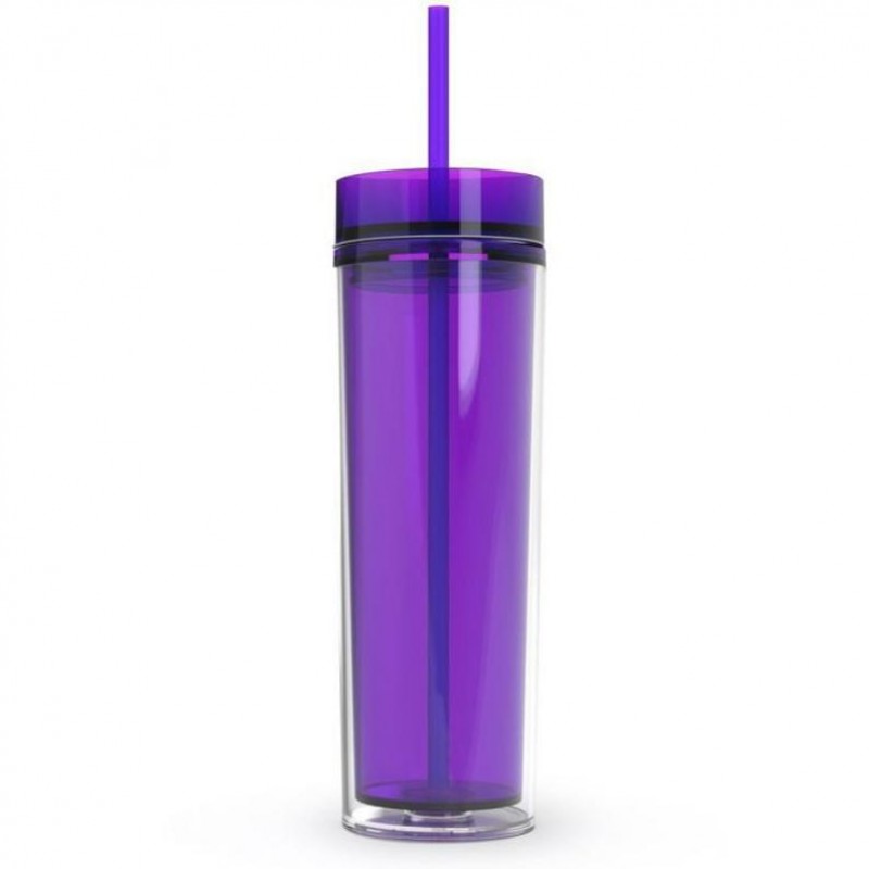 Skinny Acrylic Tumbler - 16 oz 