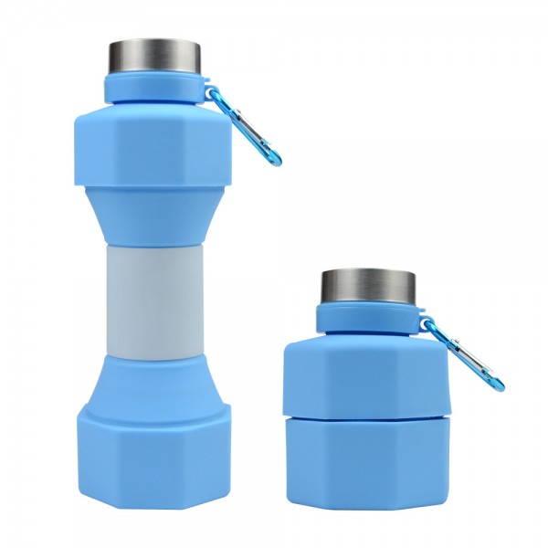 Silicone Dumbbell Shaped Water Bottle