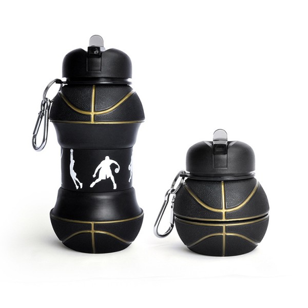 Ball Shape Folding Silicone Water Bottle